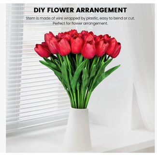Foto 3 | Simulación De Flores Xtellar Falsas Tulipanes Decoraciones 30 Piezas