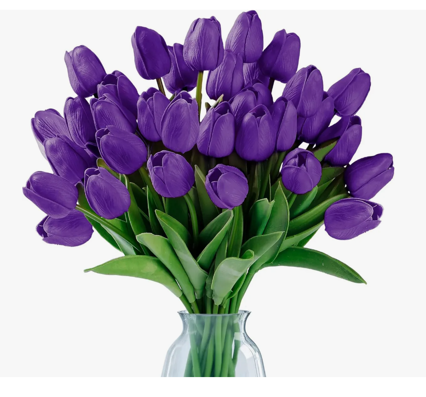 Foto 2 pulgar | Simulación De Flores Xtellar Falsas Tulipanes Decoraciones 30 Piezas