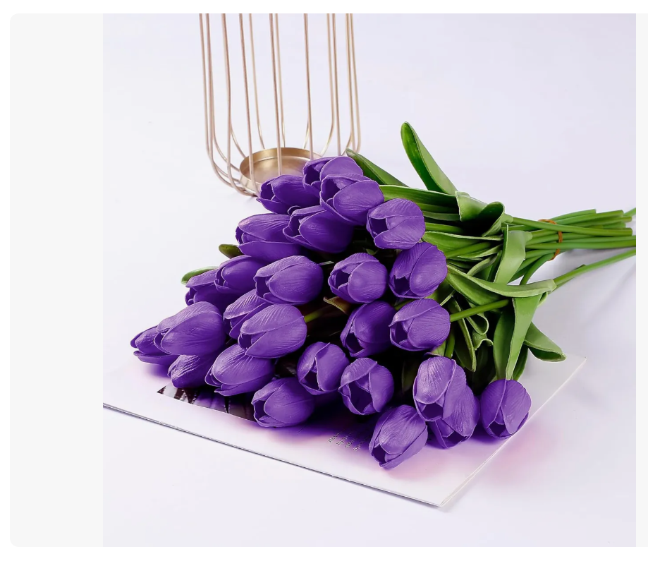 Foto 2 | Simulación De Flores Xtellar Falsas Tulipanes Decoraciones 30 Piezas