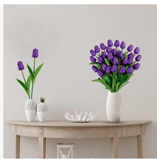 Foto 3 | Simulación De Flores Xtellar Falsas Tulipanes Decoraciones 30 Piezas