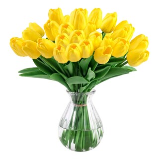 Foto 3 | 30pzs Flores Artificial Tulipanes Eo Safe Imports Esi-20485 Amarillo