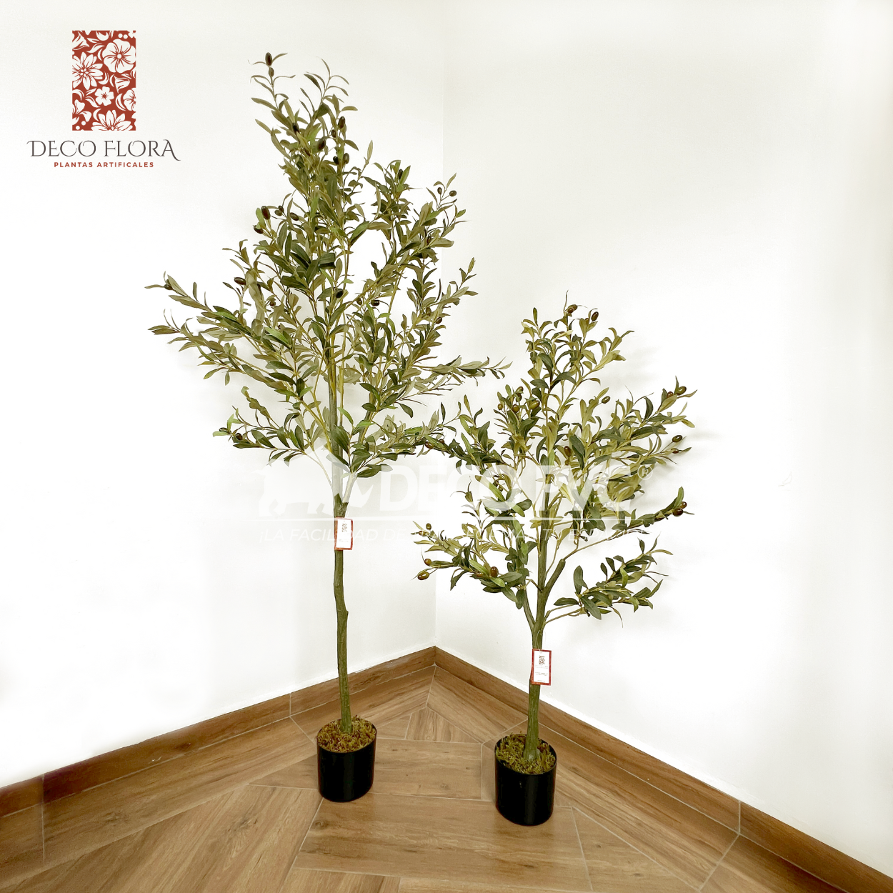 Foto 4 pulgar | Árbol De Olivo Planta Artificial Realista 1.8m