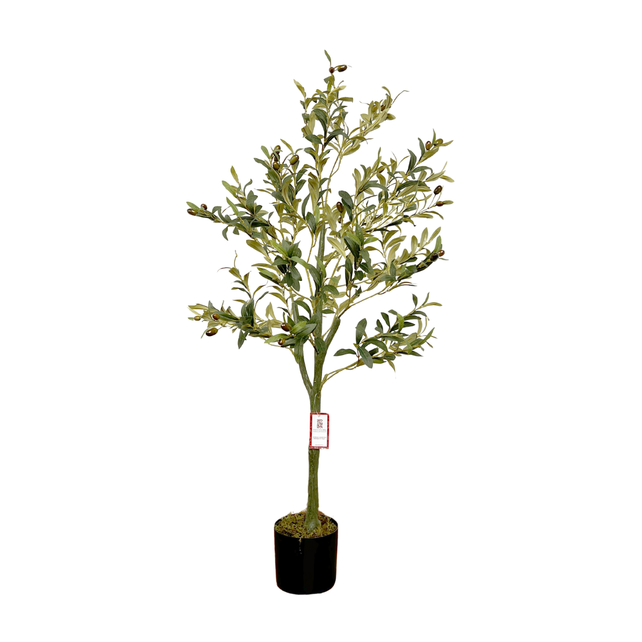 Árbol De Olivo Planta Artificial Realista 1.2m