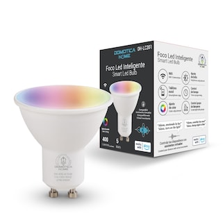 Foto 2 | Focos Inteligentes Led GU10 Wifi Multicolor/Luz Blanca Fría/Cálida con 4 Piezas