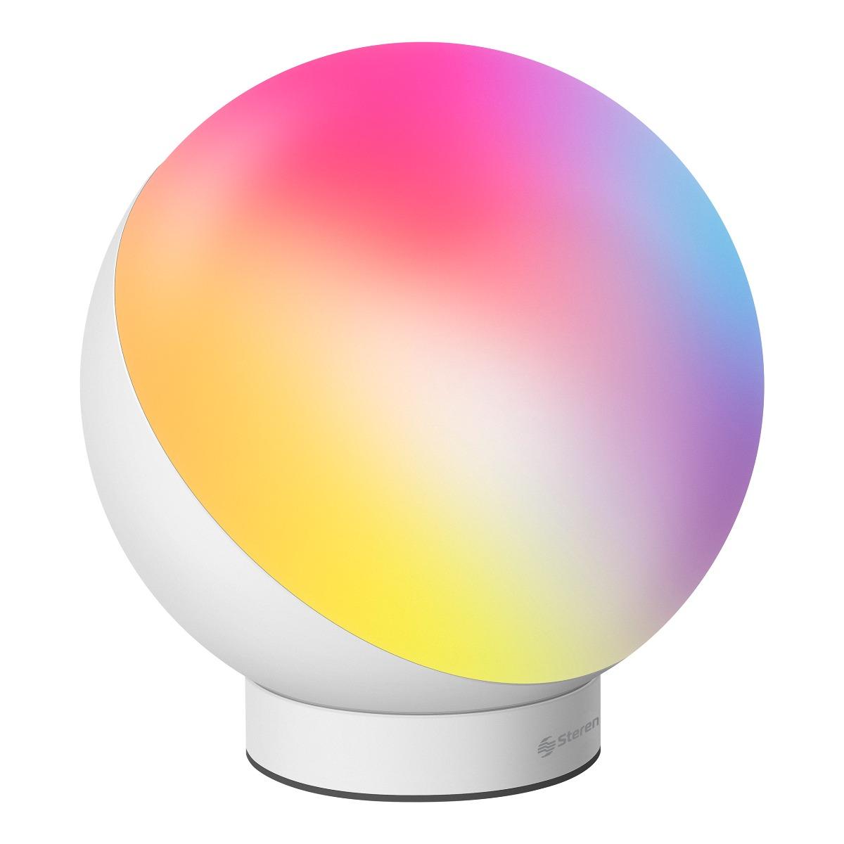 Foto 2 | Lámpara Led Wi-fi Multicolor para Escritorio de 12 W Steren color Blanco