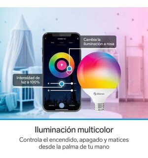 Foto 3 | Foco Led Wifi Multicolor
