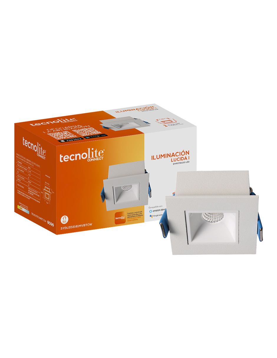 Foto 3 pulgar | Downlight Led Inteligente, 3 W, Luz Suave Cálida, Compatible con App Móvil y Asistentes de Voz