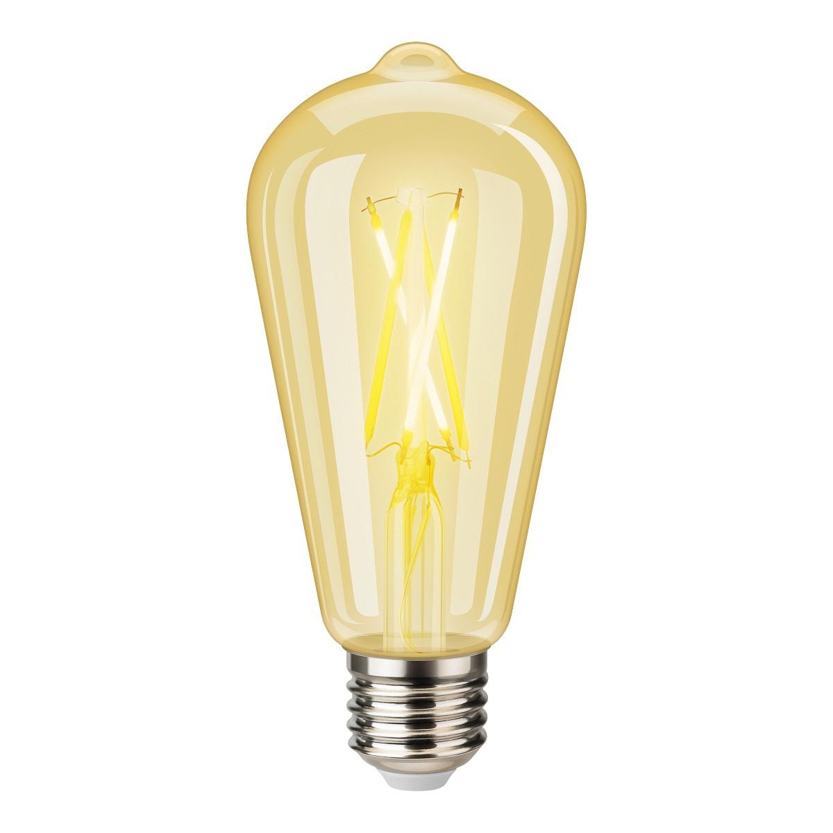 Foto 2 pulgar | Foco Led Vintage Steren SHOME-124 color Dorado Wi-fi 4,5W