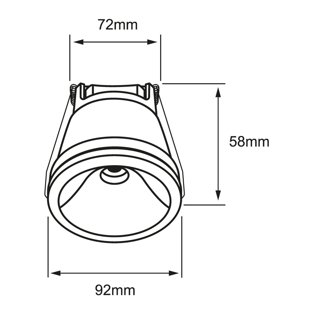 Foto 6 pulgar | Lámpara Empotrada en Techo Led 6 W Luz Suave Cálida