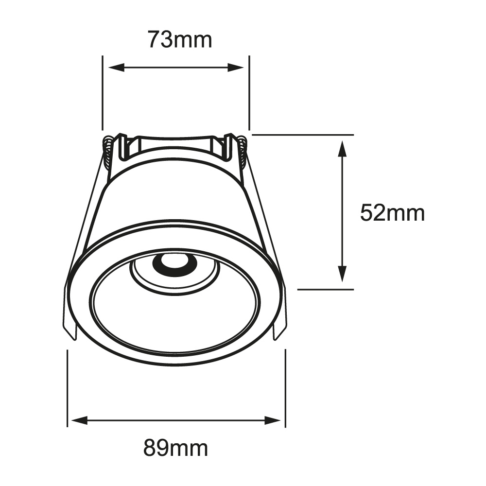 Foto 7 pulgar | Lámpara de Techo Tecnolite 6yled1081mv30b color Blanco