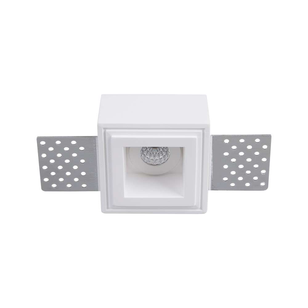 Lámpara Tecnolite Downlight Led De Yeso Luz Suave Cálida Empotrado