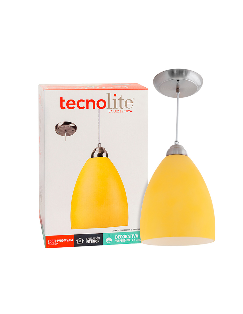 Foto 4 pulgar | Lámpara de Techo Tecnolite 20ctl1900mvam color Amarillo