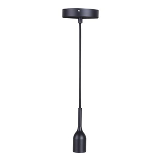 Foto 1 | Socket Colgante Tecnolite color Negro Decorativo Cubierta de Hierro
