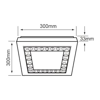 Foto 5 | Lámpara Led Plafón 15w Sobreponer En Techo Tecnolite Ptlledc-006/40/b color Blanco