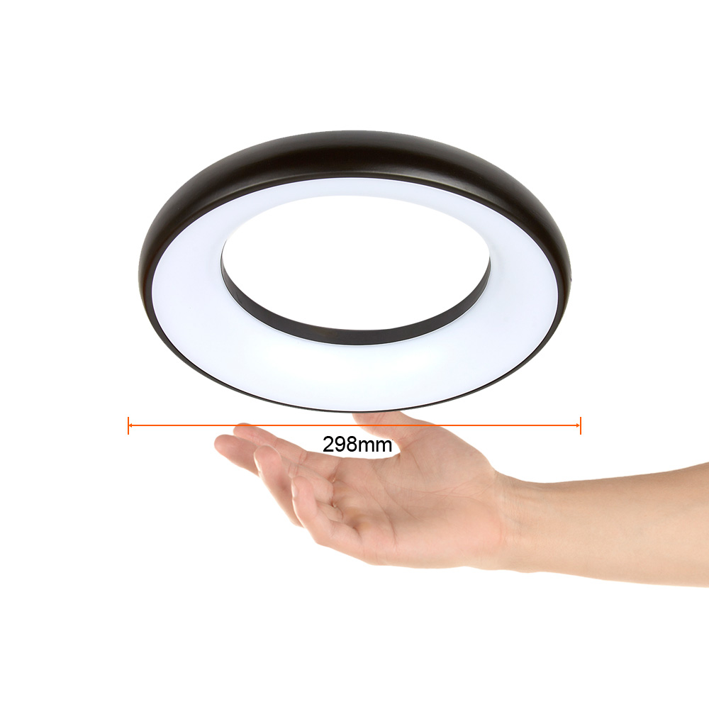 Foto 5 | Lámpara Led Plafón 25w Sobreponer En Techo Ptlled-005/30/n color Negro