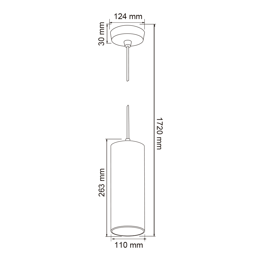 Foto 6 pulgar | Lámpara Colgante Cristal Opalino 15w Ctl-8100/s