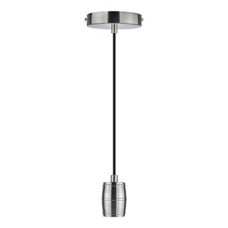 Foto 1 | Socket Colgante Decorativo Tecnolite Cubierta Base E27 Cable 1.5 m color Plateado