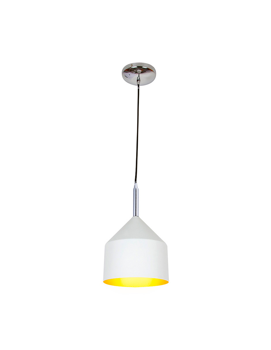 Lámpara Tecnolite Colgante Vintage Blanca Moderna 20W Ctl-7432 B