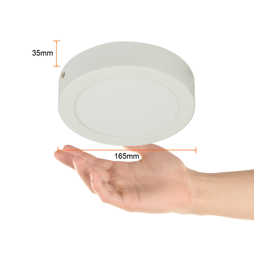 Foto 5 pulgar | Lámpara Led Plafón 12w Techo Tecnolite Ptlledd-r/002/40/b color Blanco