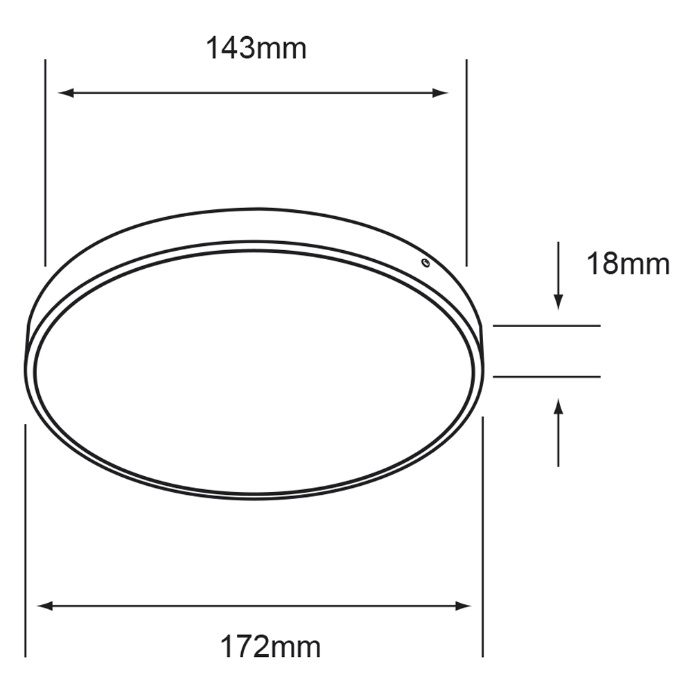 Foto 6 pulgar | Lámpara de Techo Tecnolite 9 W