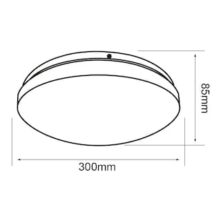 Foto 5 | Lampara Led Sobreponer Techo Tecnolite 16w Luz Suave Cálida color Blanco