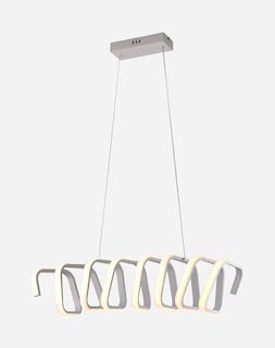Foto 2 | Lámpara LUXICA LIGHTING Tipo Candil Colgante Led Modelo Aria Plateado