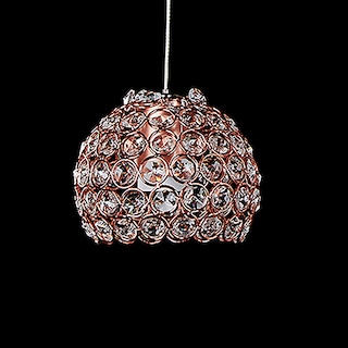 Foto 4 | Candil 2 Luces Gamalux Globo Cristal Cortado K9 Alto Brillo Gor130/2