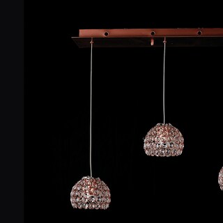 Foto 4 | Candil 4 Luces Gamalux Globo Cristal Cortado K9 Alto Brillo Gor130/4