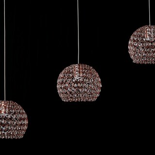 Foto 4 | Candil 3 Luces Gamalux Globo Cristal Cortado K9 Alto Brillo Gor180/3