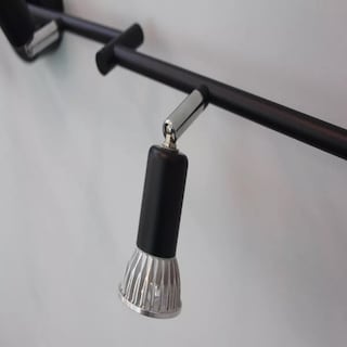 Foto 2 | Lámpara de Techo de Riel Malubero color Negro Ajustable con 6 Luces