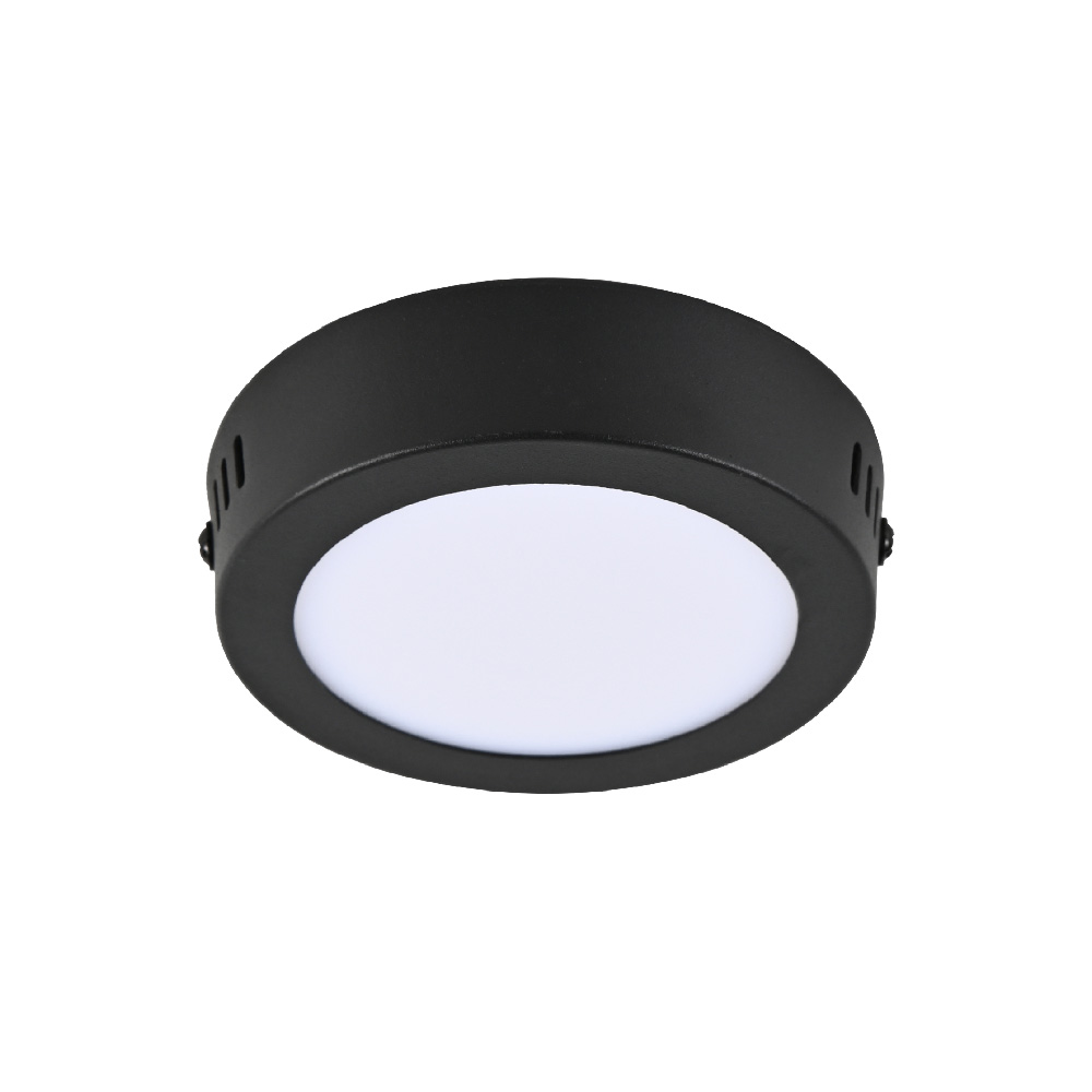 Lámpara Plafón Led  6 W Tecnolite color Negro