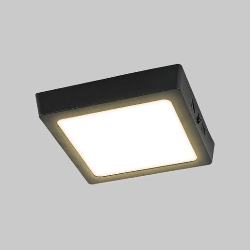 Foto 3 pulgar | Lámpara Plafón Led  12 W Tecnolite color Negro