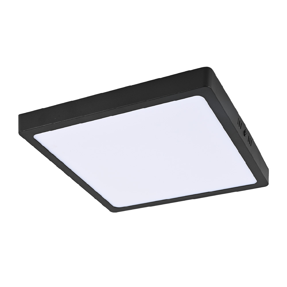 Lámpara Plafón Led De Sobreponer Tecnolite 24PTLLEDC65MVN Negro