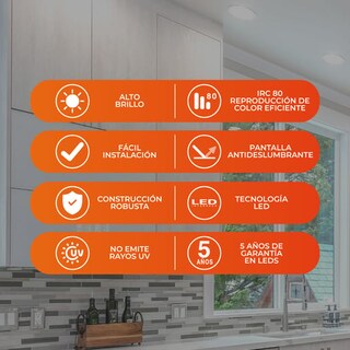 Foto 3 | Lámpara Plafón Led Tecnolite 24PTLLEDR65MVN Luz De Día