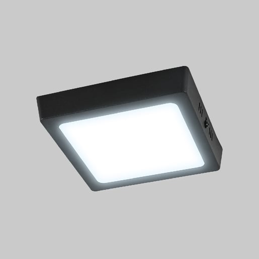 Foto 3 pulgar | Lámpara Plafón LED Tecnolite 12PTLLEDC65MVN color Negro de Sobreponer 12 W Luz de Día Interiores No Atenuable