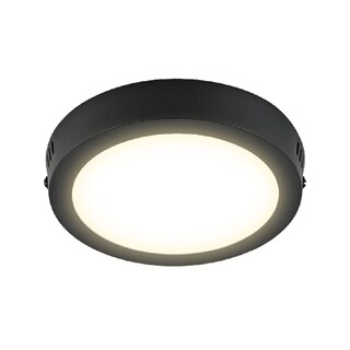 Foto 2 | Lámpara Led de Plafón Tecnolite 12 W Luz Suave Cálida color Negro