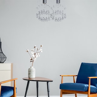 Foto 5 | Candil Gamalux M00501/2 color Plata 2 Luces