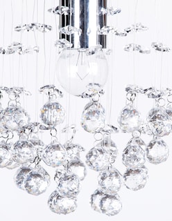 Foto 2 | Candil Gamalux M10915 color Plata 1 Luz
