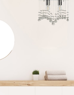 Foto 5 | Candil Gamalux M00987 color Plata 2 Luces