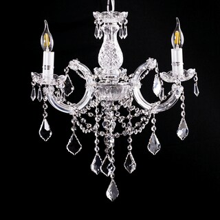 Foto 4 | Candil Gamalux Maria Theresa 3 Luces Terminado Cromado