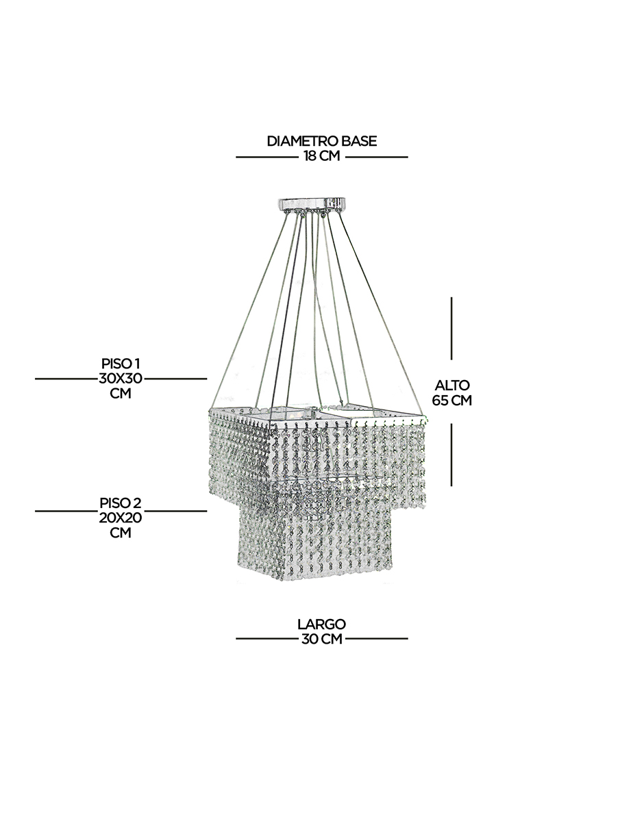 Foto 4 | Candil Gamalux Eco Ec 2030 G Plata