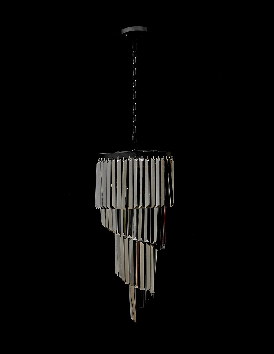 Foto 3 | Candil Gamalux Krystalic Brisbane color Negro