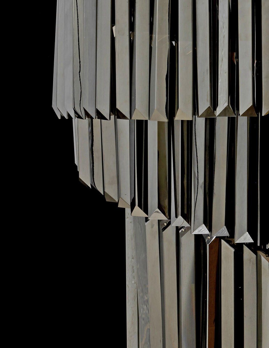 Foto 5 | Candil Gamalux Krystalic Brisbane color Negro
