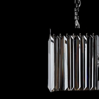 Foto 5 | Candil Gamalux Krystalic Regina color Negro