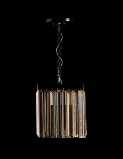 Foto 3 | Candil Gamalux Krystalic Regina color Negro