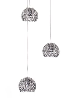 Foto 2 | Candil Gamalux GLD130/3 color Plata 3 Luces