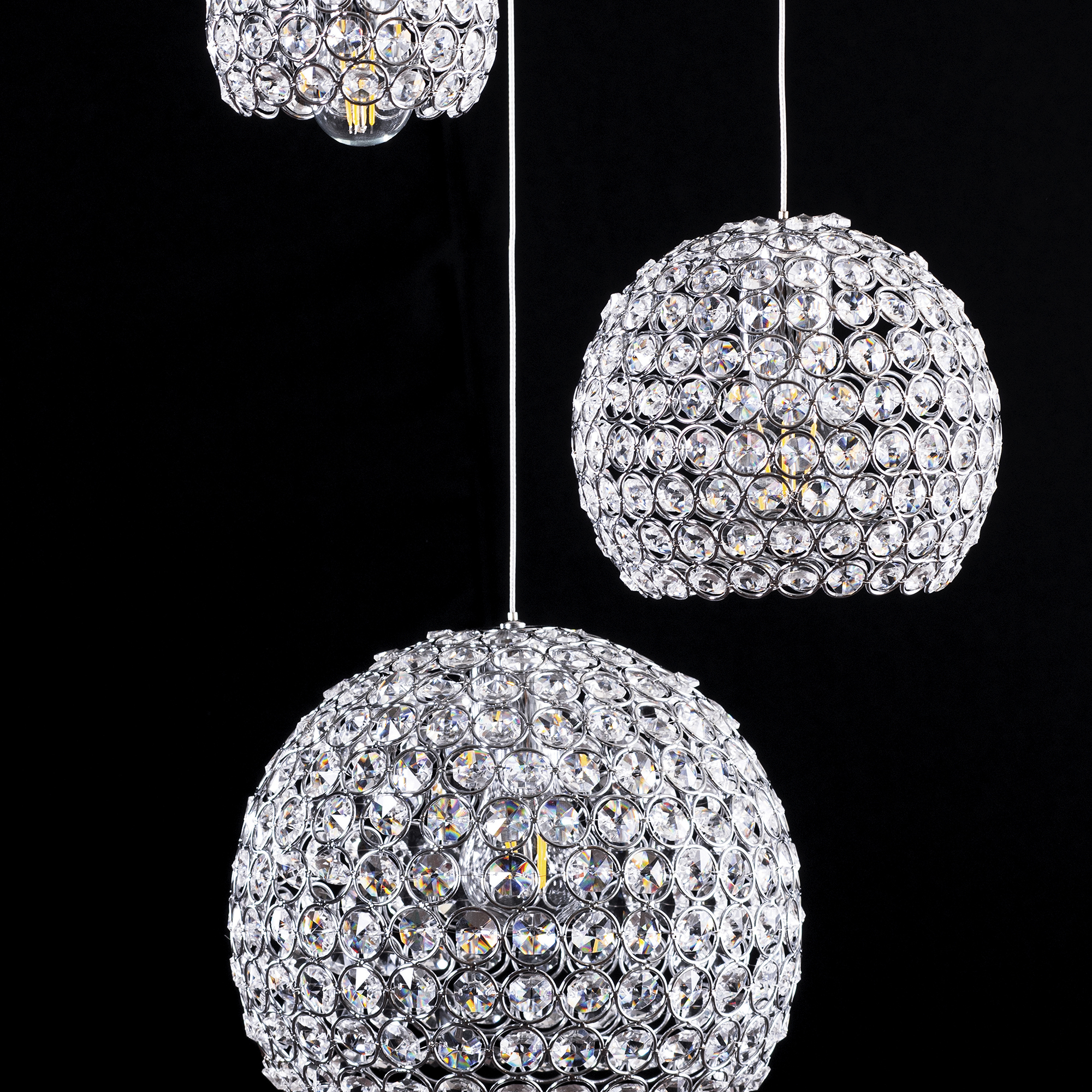 Foto 4 | Candil Gamalux GL131823/3 color Plata 3 Luces