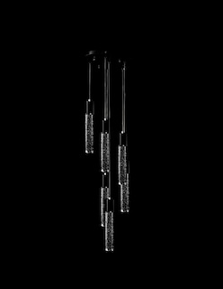 Foto 3 | Colgante Gamalux Star SQCD200/6L BK Negro 6 Luces