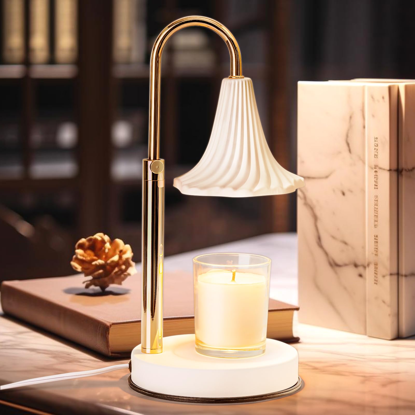 Foto 1 | Lámpara Eléctrica Para Calentar Velas Marycele Con Temporizador Y 2 Bombillas - Venta Internacional.