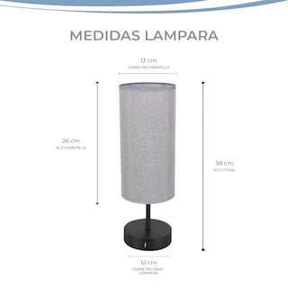 Foto 3 | Set De 2 Lámparas De Buró Táctil Con Conexion Usb-c Marca Gravita